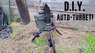 DIY Scrap Metal AutoTurret RaspberryPi AutoTracking Airsoft Sentry [upl. by London863]