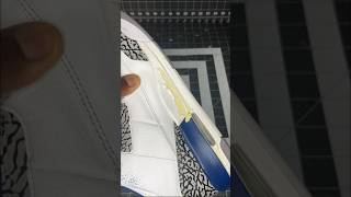 Repainting 2011 Air Jordan 3 “True Blue” shorts sneakers [upl. by Icyaj223]