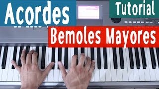 ¿Cómo Tocar Acordes En El Piano Acordes Bemoles Mayores By Juan Diego Arenas [upl. by Doretta]