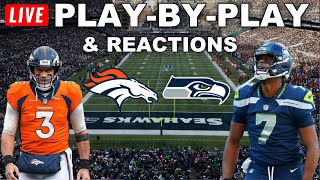 Denver Broncos vs Seattle Seahawks  Live PlayByPlay amp Reactions [upl. by Attiuqal]