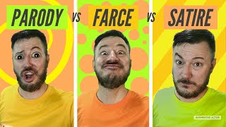 Parody vs Farce vs Satire  Whats the difference [upl. by Weir]