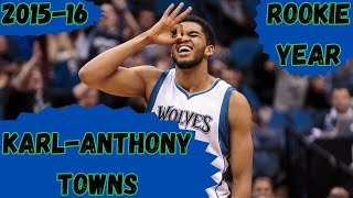 Karl Anthony Towns  201516 NBA Rookie of the Year [upl. by Valer]