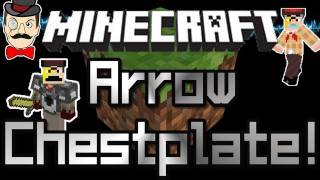 Minecraft ARROW ASSAULT Chestplate Mod  Auto Personal Defense [upl. by Atikan39]