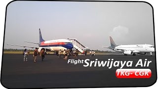 Flight Report Video Sriwijaya Air SJ099 Tanjung Karang Lampung  Jakarta [upl. by Bonnice]