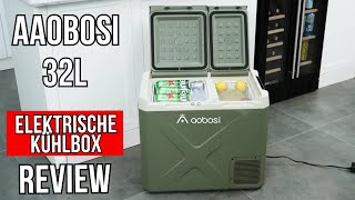 AAOBOSI 32L Kühlbox mit WiFiAPPSteuerung  Perfekt für unterwegs [upl. by Cynthea454]