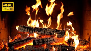 🔥 The Best Burning Fireplace Comfort with Gentle Fire Sounds and Crackling Logs for the Holidays 4K [upl. by Annawat403]