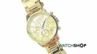 Armani Exchange Ladies Chronograph Watch AX4327 [upl. by Llezniuq]