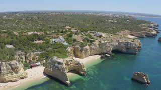 Carvoeiro  Portugal  Algarve Drone Video [upl. by Lias950]