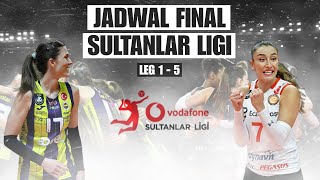 JADWAL FINAL SULTANLAR LIGI LEG 1  5 ‼️ [upl. by Yelsnik]