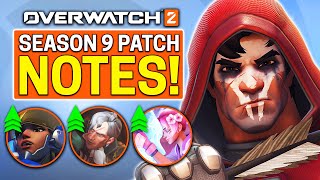 Overwatch 2  Season 9 Patch Notes  All Hero Changes Pharah Rework [upl. by Ynad]