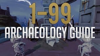 Runescape 3  199 Archaeology guide [upl. by Ehrsam]