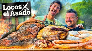 LOCOS X EL ASADO me hace un ASADO ARGENTINO ¡SUEÑO CUMPLIDO 🤩 [upl. by Necyrb]