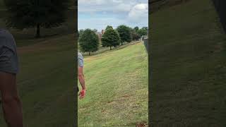 This rollaway was brutal  🥏  orbit enforcer discgolf [upl. by Cordeelia]