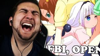 I LOVE WHEN ANIME MAKES ME LAUGH  Kaggy Reacts to ANIME CRACK HD 2018 16 [upl. by Gerda]