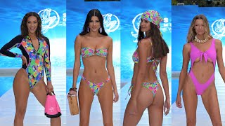 4k60 2024Salty Mermaid part2  2024 Miami Swim Week DC  Vertical slow motion [upl. by Niveg]