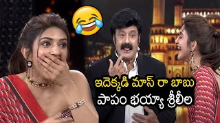 Balayya Hilarious Fun With Sreeleela In Unstoppable 4 Show  Always Filmy [upl. by Endaira]