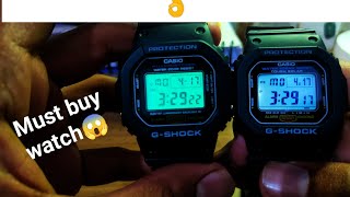 Casio GShock Watch G5600UE1DRTough Solar and Casio GShock Watch DW5600E1VQ G001 Unboxing [upl. by Bussey]