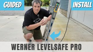 Werner LevelSafe Pro Ladder Leveler Accessory  Full Guided InstallReview [upl. by Aeki277]