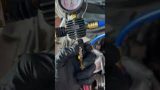 Filling coolant in a vacuum mechancial automobile shortsvideo mecanic car welding [upl. by Nelleoj342]