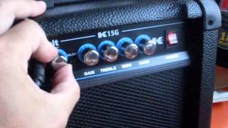 Amplificador de guitarra 15 watts marca Kohlt [upl. by Bibi40]