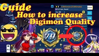 Digital World Evolution Guide how to increase Quality Digimon  Use purple Book [upl. by Prescott616]