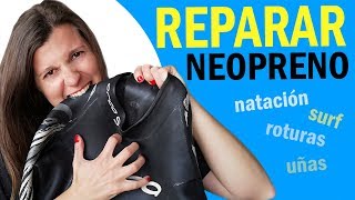 Cómo reparar un TRAJE DE NEOPRENO 🌑🌑🌑 [upl. by Eiramanna]