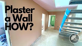 Beginners Guide How To Plaster a Wall Step by Step [upl. by Meid]