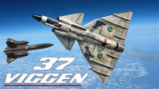 Saab Viggen Multirole Combat Aircraft  An Aircraft That Could Radarlock The SR71 Blackbird [upl. by Sevy]