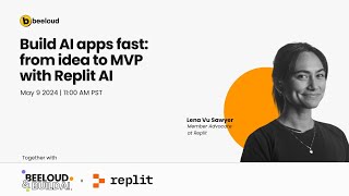 Build AI apps fast from idea to MVP with Replit AI [upl. by Teak460]