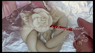 Easy Salt Dough Recipe and Heart Ornaments DIY Lesson [upl. by Jacintha]