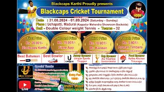 BLACKCAPS 20K TOURNAMENT 2024  live [upl. by Kowtko251]