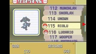 Pokemon Platinum Complete Sinnoh Pokedex [upl. by Acnairb96]