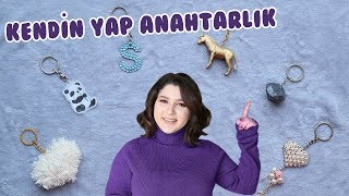 ANAHTARLIK YAPIMI  KENDİN YAP  DIY KEYCHAIN [upl. by Vorfeld]