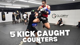 What to DO when Opponent Catches your Kick real time sparring [upl. by Rieth147]