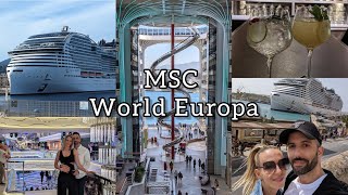 MSC World Europa  Mediterranean 7 Nights Cruise  April 2024  4K [upl. by Acirat304]