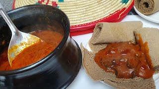 ልዩ የሆነ የቋንጣ ሽሮ Ethiopian Food [upl. by Atsirak]