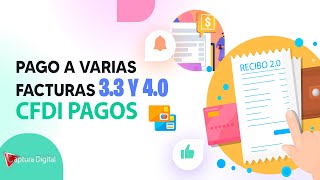 ¿Cómo realizar un recibo de pago a varias facturas 33 y 40 [upl. by Ennaeilsel165]