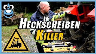 Hydraulischer Oberlenker🚜 oder wie man sich die Heckscheibe fetzt🙈 [upl. by Enohs]