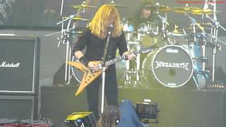 Megadeth  Public Enemy No1  New Song  BIG 4 Live at Sonisphere Festival Knebworth UK 2011 [upl. by Starling]