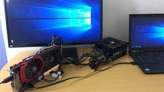 Lenovo T410s  GTX 970 Overview and Benchmarks eGPU EXP GDC v80 [upl. by Hoffarth]