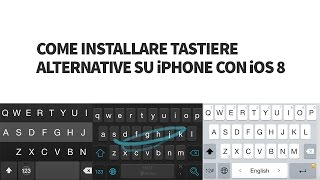 Come installare tastiere personalizzate su iPhone con iOS 8 [upl. by Durtschi]