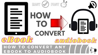 How to convert an ebook to an audiobook with PocketBook Reader [upl. by Vey]