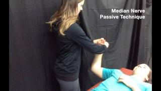 Median Nerve Passive Technique [upl. by Yle]