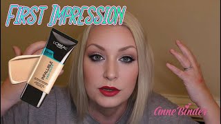 First Impression Loreal Infallible ProGlow Foundation  Anne Binder [upl. by Harras838]