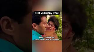 SRK vs Sunny 😳darr fighting star interview bollywood 90s yrf actor srk sunnydeol shahrukh [upl. by Levy]