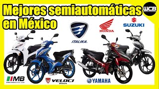 Las MEJORES motocicletas SEMIAUTOMÁTICAS en México  2020 [upl. by Valentina]