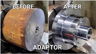 Adaptor  CNC Lathe  Heavy Machining [upl. by Loredana]