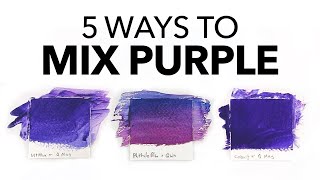 What Colors Make Purple The Ultimate Guide to Mixing Purple [upl. by Tav745]