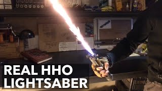 First real lightsaber HHO amp high pressure electrolyzer Guinness World Records approved [upl. by Dauf252]