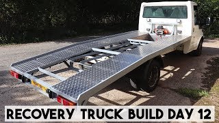 RECOVERY TRUCK BUILD DAY 12 A LOAD OF SHEET RAMP TRUCK [upl. by Ednalrym]